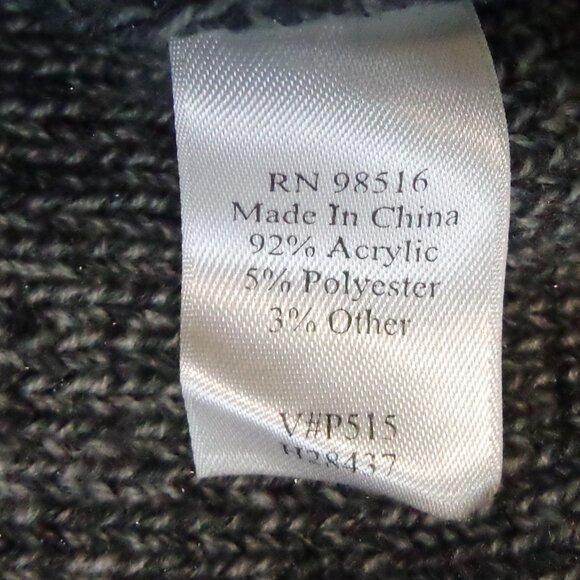 Coldwater Creek Gray Size Medium One-Button Open Cardigan - Picture 11 of 15